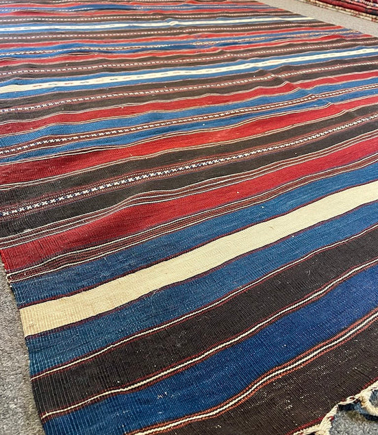 Antique Turkish Bergama Kilim 5'5 x 7'4