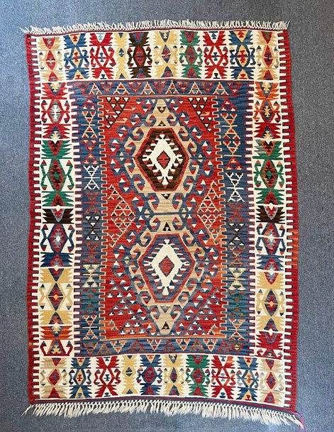 Turkish Kilim 4'0 x 5'7