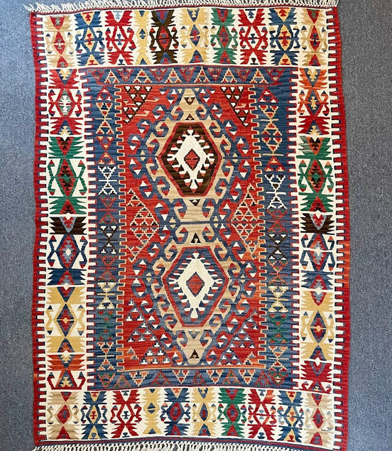 Turkish Kilim 4'0 x 5'7