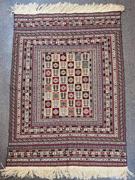 Afghan Maliki Sumak 4'4 x 6'0