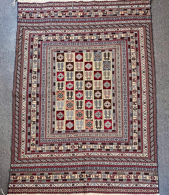 Afghan Maliki Sumak 4'4 x 6'0