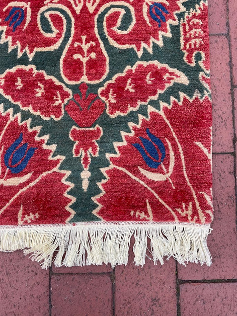 Tibetan Ottoman Brocade 8'2 x 9'11