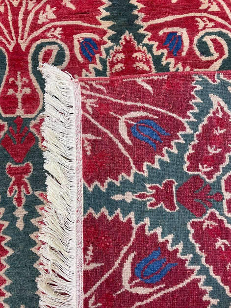 Tibetan Ottoman Brocade 8'2 x 9'11