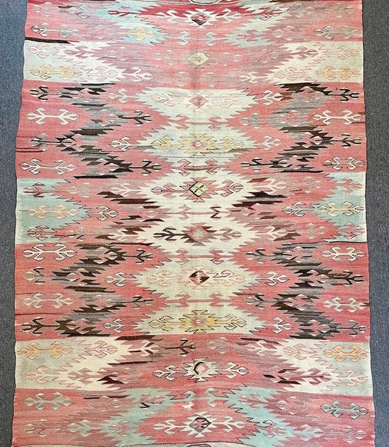 Turkish Konya Kilim 4'9 x 6'9