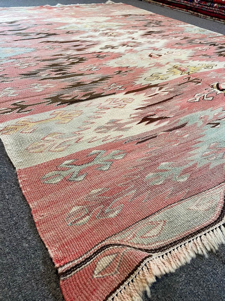 Turkish Konya Kilim 4'9 x 6'9