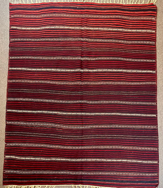 Antique Bergama Kilim 5'2 x 6'3
