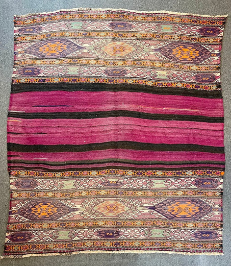 Caucasian Sumak/Kilim 4'4 x 5'5