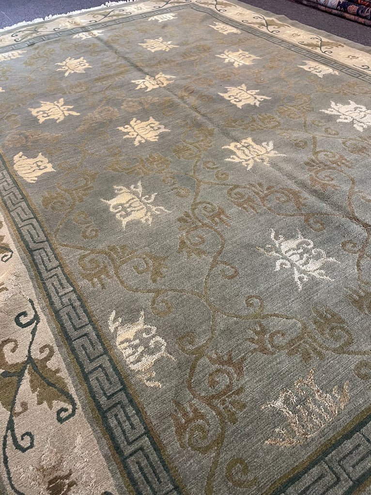 Tibetan Chaghyrghal Silk/Wool Combo 6'1 x 8'9