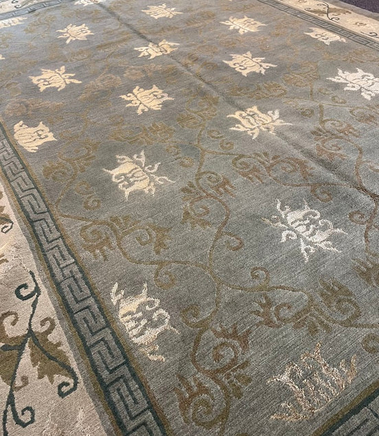 Tibetan Chaghyrghal Silk/Wool Combo 6'1 x 8'9