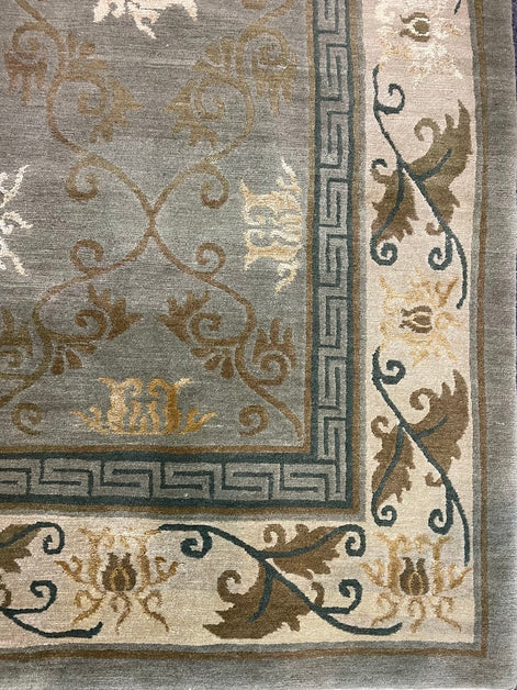 Tibetan Chaghyrghal Silk/Wool Combo 6'1 x 8'9