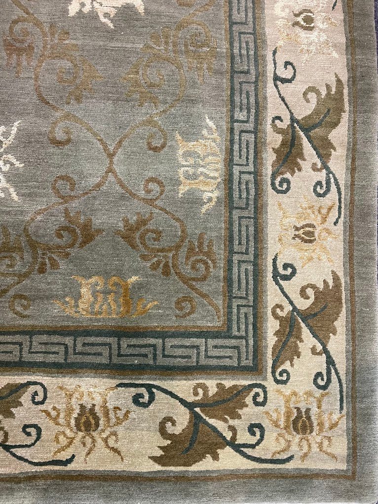 Tibetan Chaghyrghal Silk/Wool Combo 6'1 x 8'9