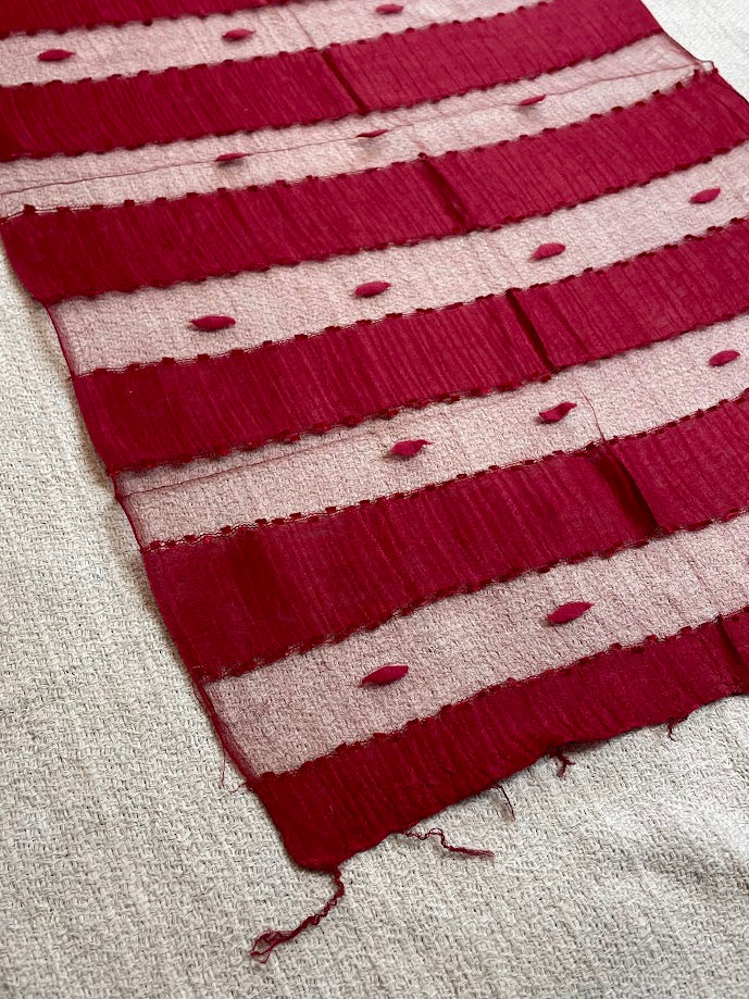 Mesh Silk Scarf