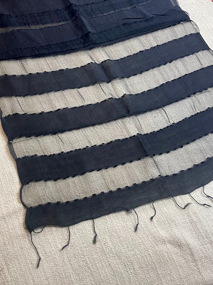 Mesh Silk Scarf