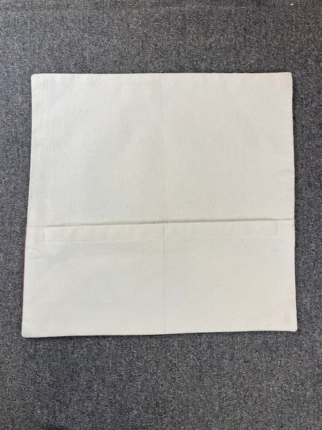 Abstract Kashmiri Silk Pillow 18x18