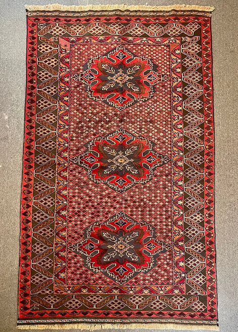 Afghan Sumak/Pile Combo 4'9 x 7'10