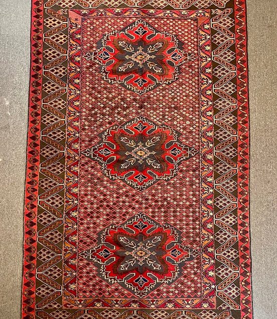 Afghan Sumak/Pile Combo 4'9 x 7'10