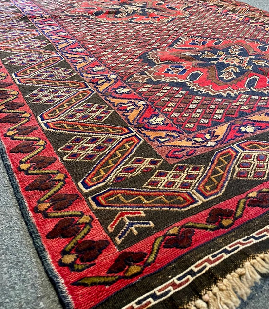 Afghan Sumak/Pile Combo 4'9 x 7'10