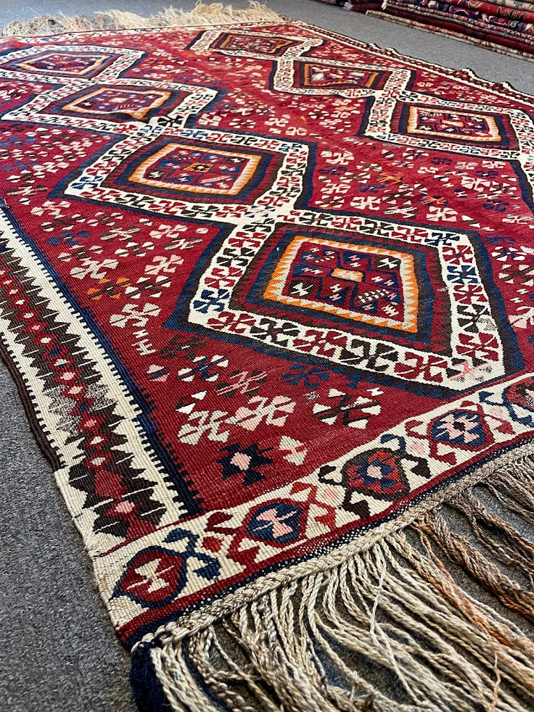 Antique Turkish Van Kilim 5'0 x 6'9