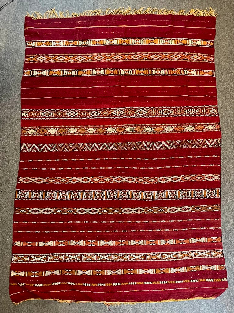 Antique Uzbek Cicim 4'8 x 8'5