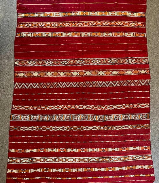 Antique Uzbek Cicim 4'8 x 8'5