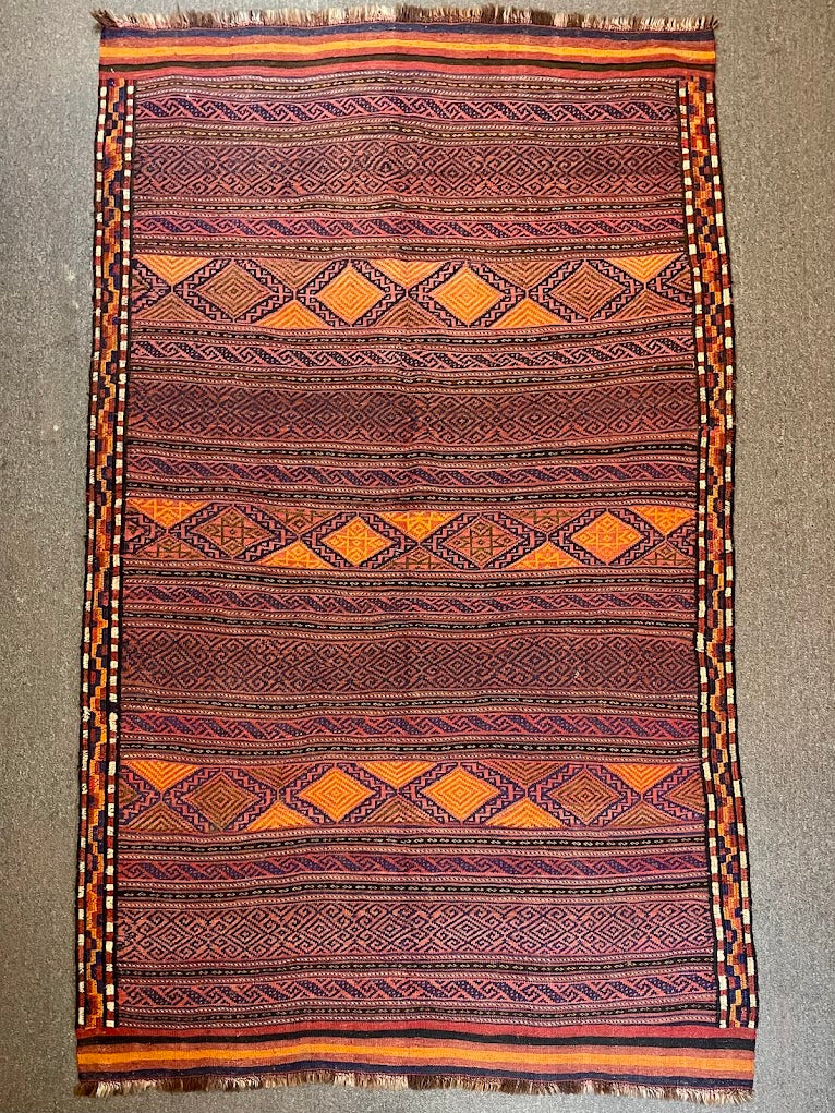 Afghan Aimak Cicim 5'2 x 8'5