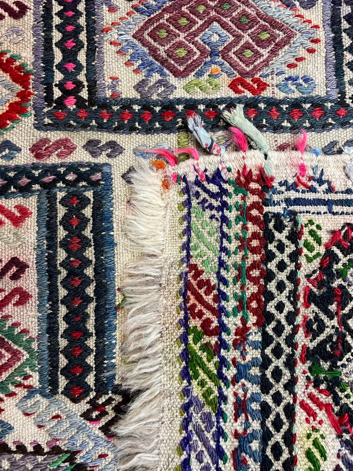 Turkish Cicim Seccade Prayer Rug 2'5 x 4'9
