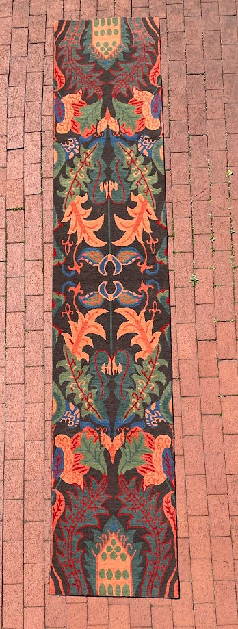 Tibetan William Morris Arts & Crafts 2'0 x 11'0