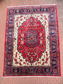 Turkmen Ashina Serapi 9'10 x 12'8