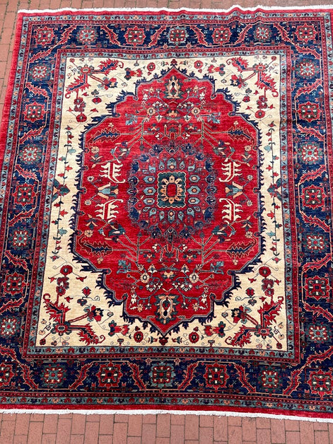 Turkmen Ashina Serapi 9'10 x 12'8