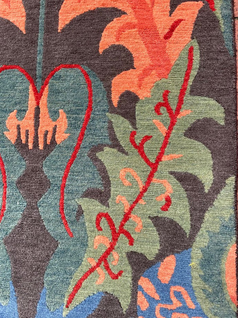 Tibetan William Morris Arts & Crafts 2'0 x 11'0