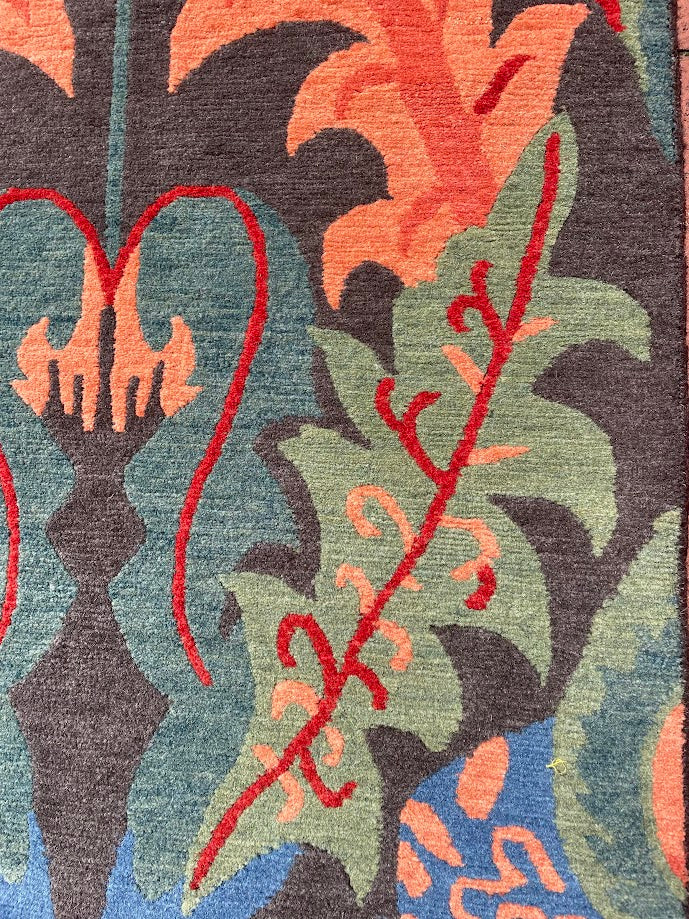 Tibetan William Morris Arts & Crafts 2'0 x 11'0