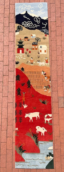 Tibetan Village 2'2 x 10'5