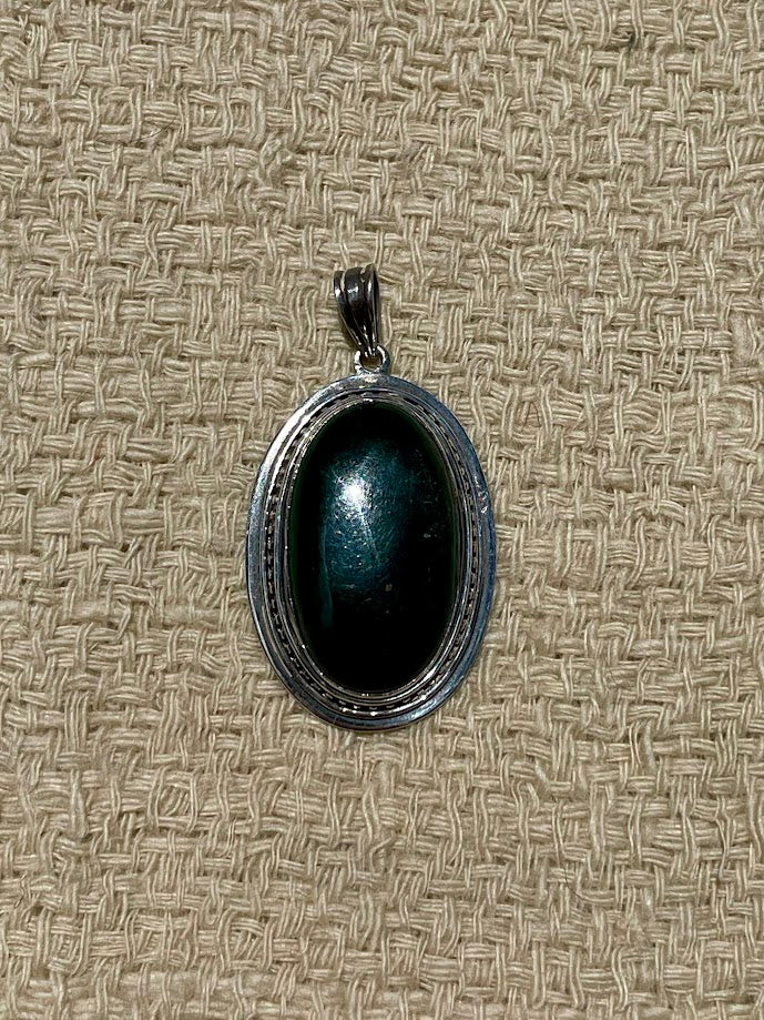 Jade Silver Pendant