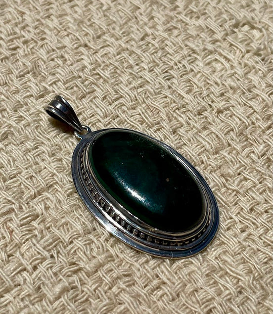 Jade Silver Pendant