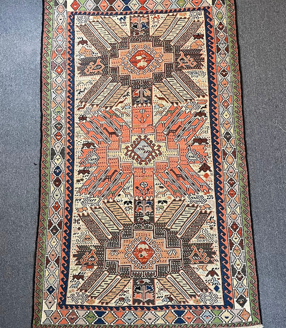 Iranian Animal Sumak 3'11 x 6'8