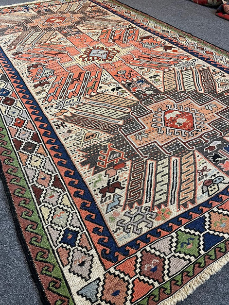 Iranian Animal Sumak 3'11 x 6'8