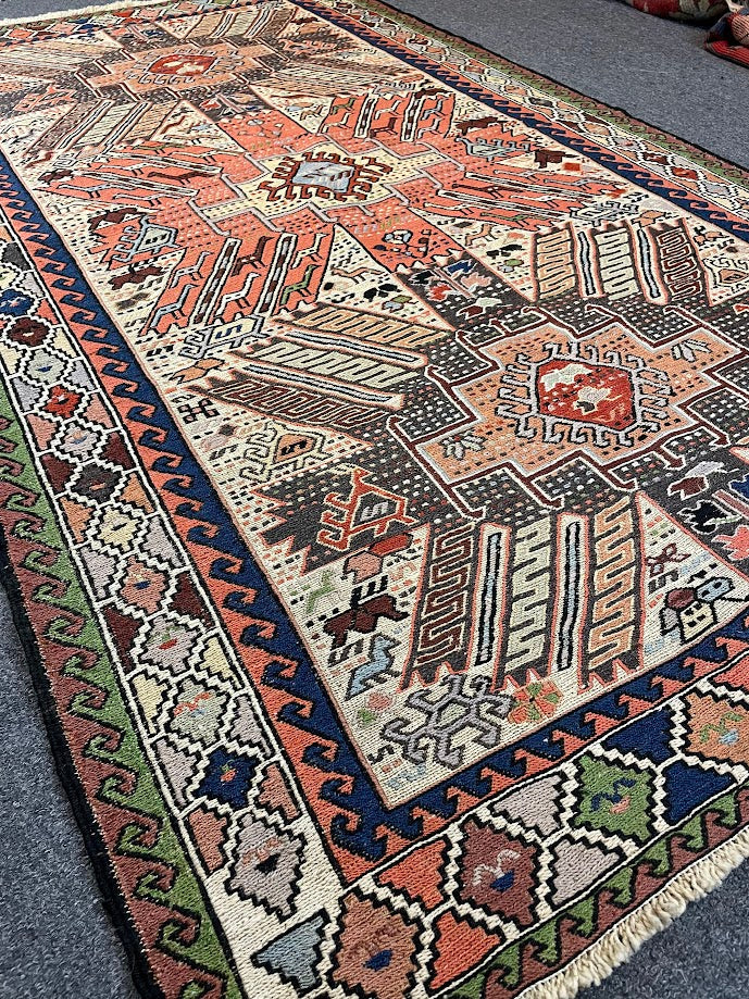 Iranian Animal Sumak 3'11 x 6'8