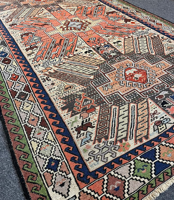 Iranian Animal Sumak 3'11 x 6'8