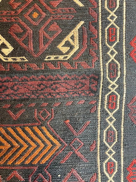 Afghan Berjeste Sumak/Pile Combo 4'6 x 8'5