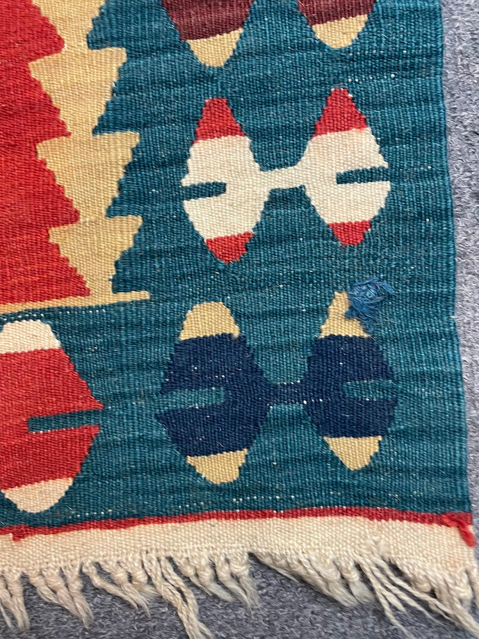 Turkish Kilim 3'9 x 5'8