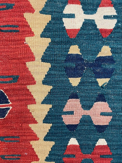 Turkish Kilim 3'9 x 5'8