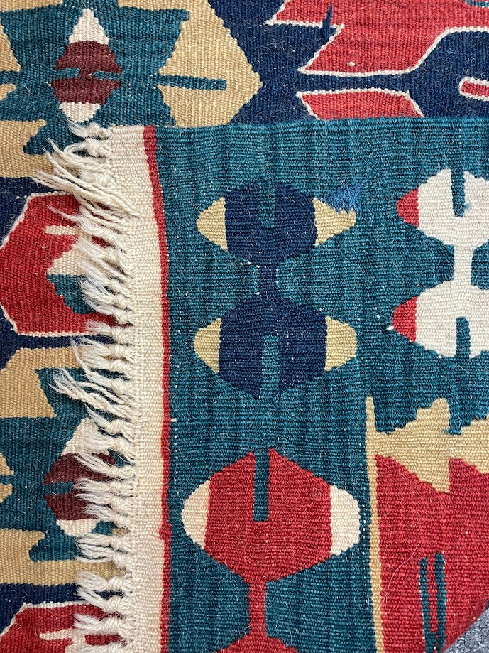 Turkish Kilim 3'9 x 5'8