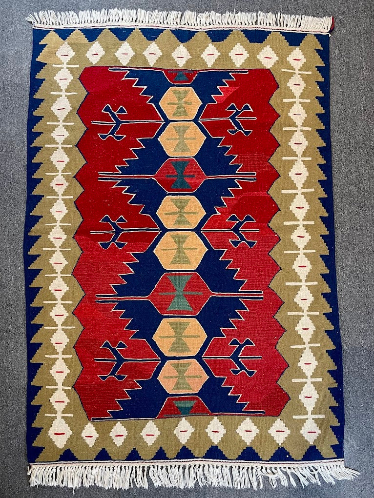 Turkish Kilim 3'10 x 5'5