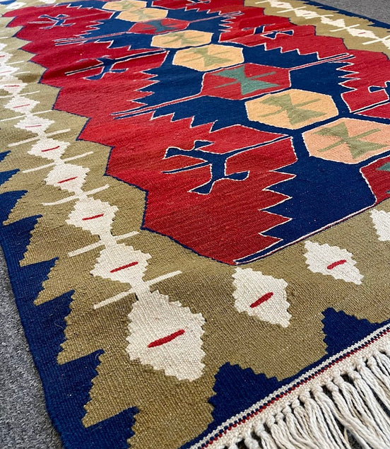 Turkish Kilim 3'10 x 5'5