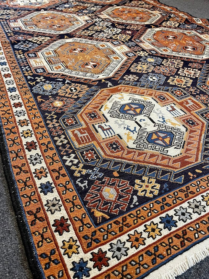 Iranian Animal Sumak 4'1 x 6'5