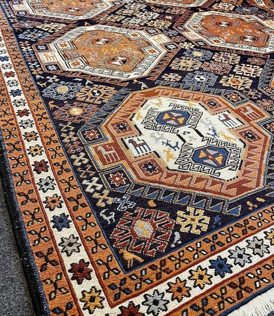 Iranian Animal Sumak 4'1 x 6'5