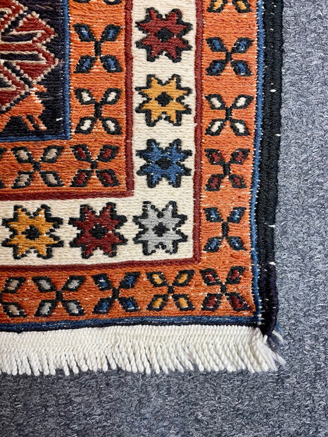 Iranian Animal Sumak 4'1 x 6'5