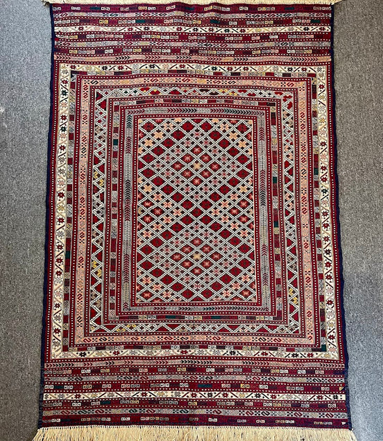Afghan Maliki Sumak 4'2 x 6'2
