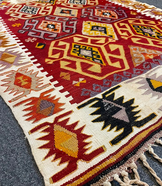 Turkish Kilim 3'8 x 4'8