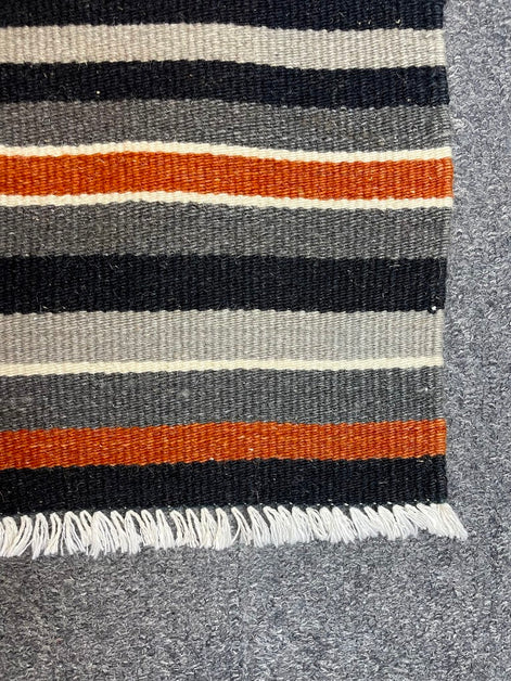Turkish Striped Kilim 4'7 x 6'3